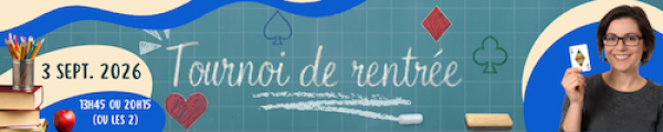 Tournoi de rentrée.